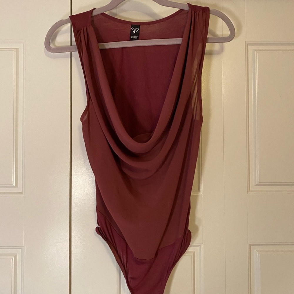 Red bodysuit